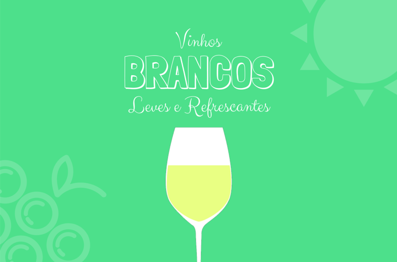 vinhos brancos leves e refrescantes