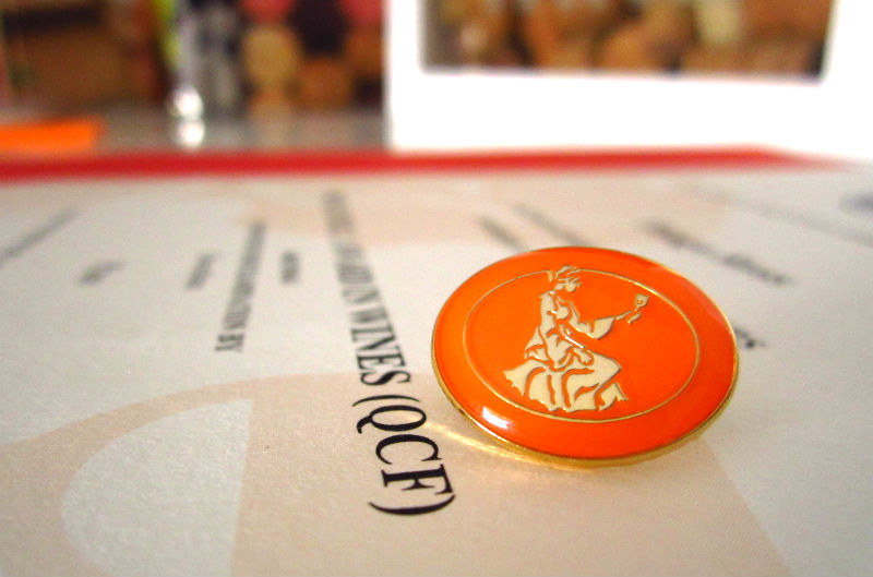Pin do Curso WSET Nível 1