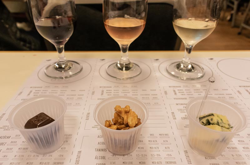 Harmonização no curso de vinhos Del Vino Wine Club